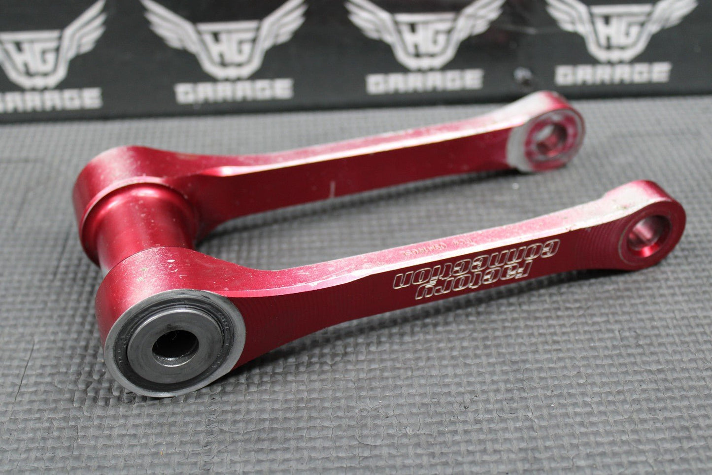 2012 HONDA CRF250R CRF450R FACTORY CONNECTION RED BILLET SHOCK SWINGARM LINKAGE - hggarage