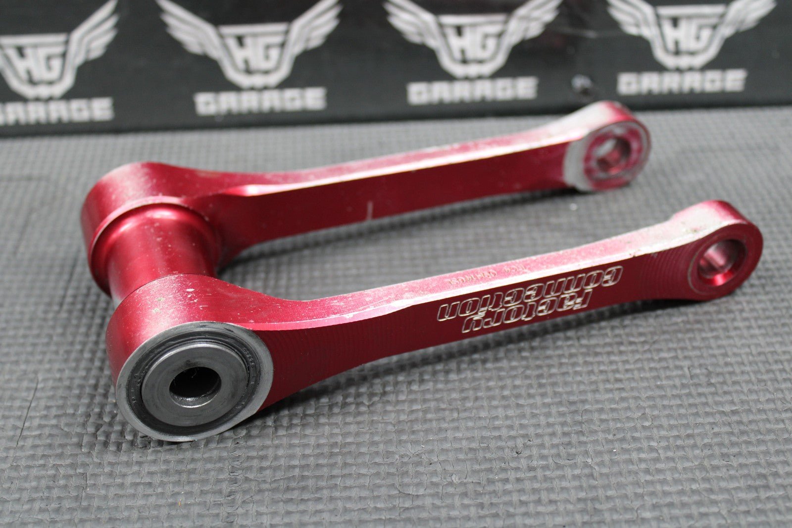 2012 HONDA CRF250R CRF450R FACTORY CONNECTION RED BILLET SHOCK SWINGARM LINKAGE - hggarage