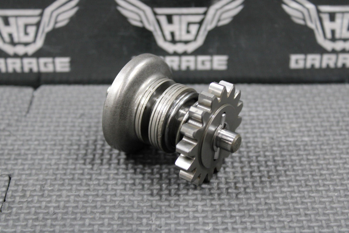 1992 1993 KAWASAKI KX125 OEM EXHAUST POWER VALVE GOVERNOR SPUR GEAR ACTUATOR - hggarage