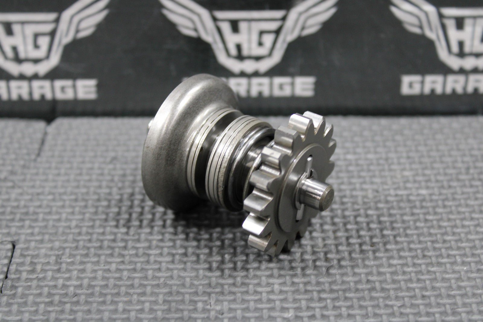 1992 1993 KAWASAKI KX125 OEM EXHAUST POWER VALVE GOVERNOR SPUR GEAR ACTUATOR - hggarage
