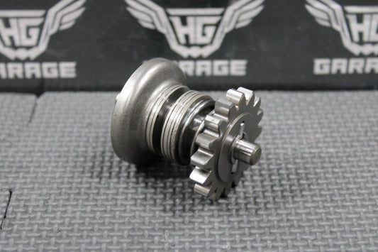 1992 1993 KAWASAKI KX125 OEM EXHAUST POWER VALVE GOVERNOR SPUR GEAR ACTUATOR - hggarage