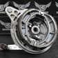 2005 SUZUKI DR200SE OEM REAR BACK BRAKE DRUM ASSEMBLY 54400 - 07870 GOOD! - hggarage