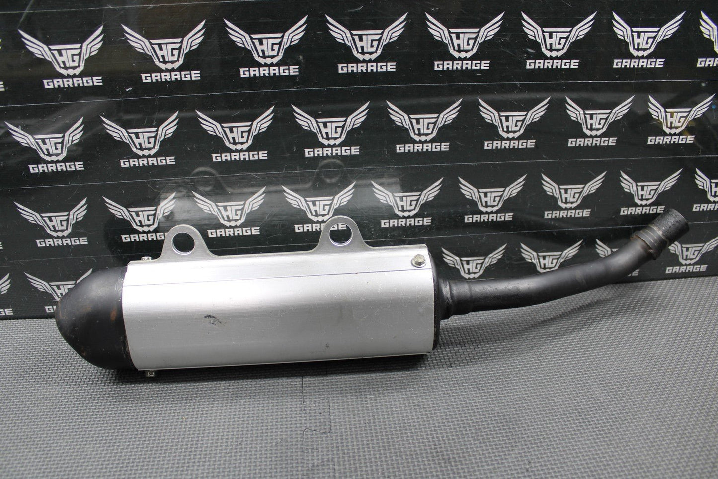 2003 03 - 05 KAWASAKI KX125 OEM MUFFLER EXHAUST SILENCER SLIP ON PIPE 18100 - 0003 - hggarage