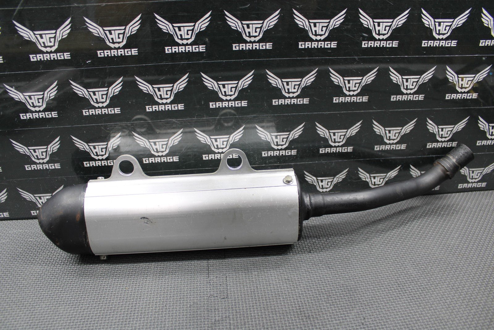 2003 03 - 05 KAWASAKI KX125 OEM MUFFLER EXHAUST SILENCER SLIP ON PIPE 18100 - 0003 - hggarage