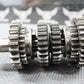 1992 89 - 93 KAWASAKI KX125 OEM TRANSMISSION TRANNY SHAFTS GEARS GEARBOX GOOD! - hggarage