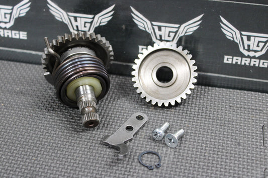 1998 KAWASAKI KX60 OEM KICKSTART KICK START SHAFT W IDLER GEAR 13066-1093