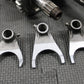2003 KAWASAKI KLX400R KLX400SR OEM TRANSMISSION TRANNY GEARBOX GEARS SHIFT FORKS - hggarage