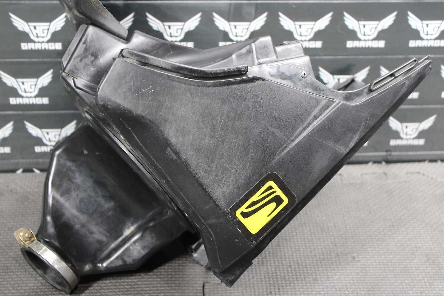 2008 YAMAHA YZ450F OEM AIRBOX INTAKE AIR CLEANER CASE LOUD MOUTH INTAKE BILLET - hggarage