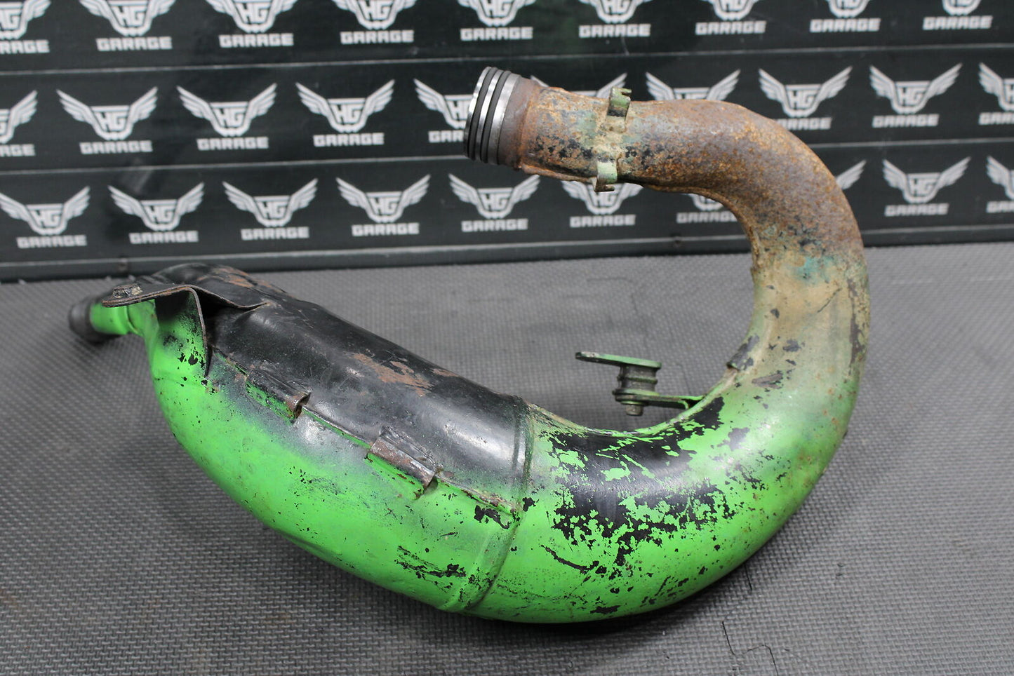 1996 KAWASAKI KX125 OEM EXHAUST PIPE CHAMBER HEADER 18120-1066