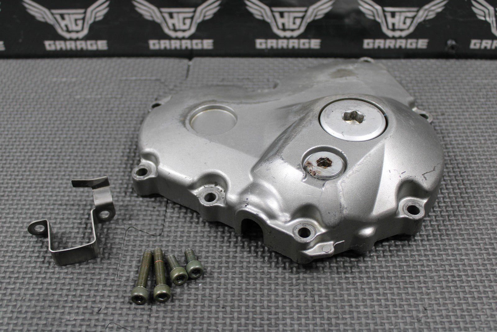 2006 SUZUKI 06 - 07 RMZ450 OEM LEFT STATOR GENERATOR MAGNETO COVER 11351 - 35G20 - hggarage