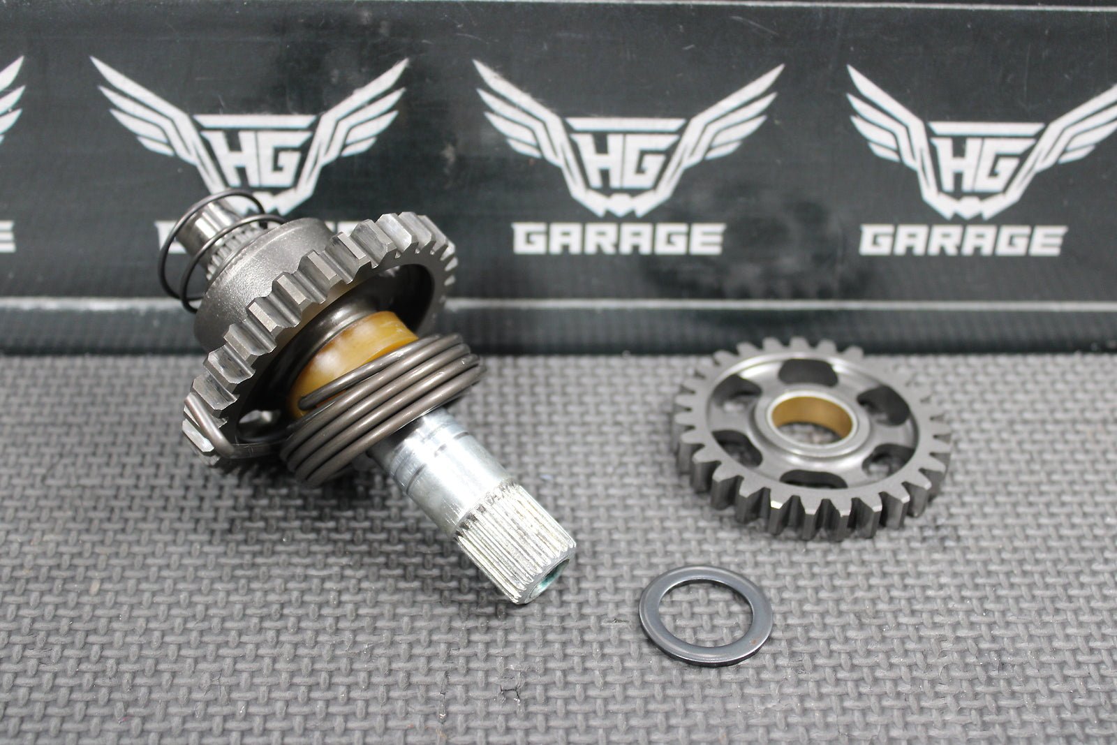 1986 Honda CR125R OEM Kickstart Kick Start Shaft W Idler Gear 28230 - KS6 - 000 - hggarage