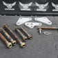 1990 Honda XR250L XR250R OEM Engine Motor Mount Stay Brackets 50139 - KT1 - hggarage