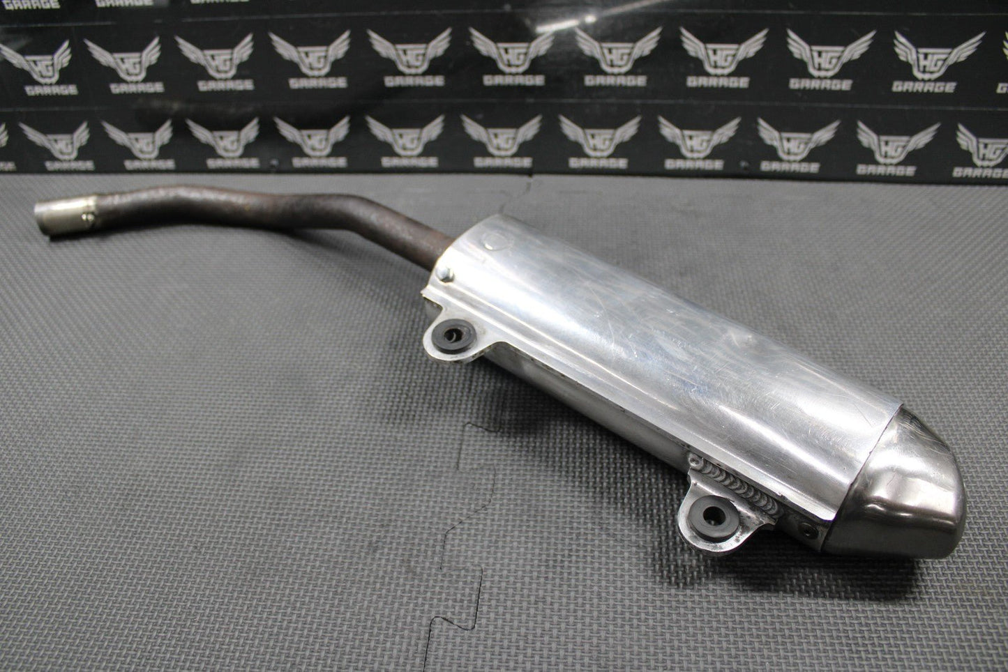1996 KAWASAKI 95 - 98 KX125 FMF POWERCORE MUFFLER EXHAUST SILENCER SLIP ON PIPE - hggarage
