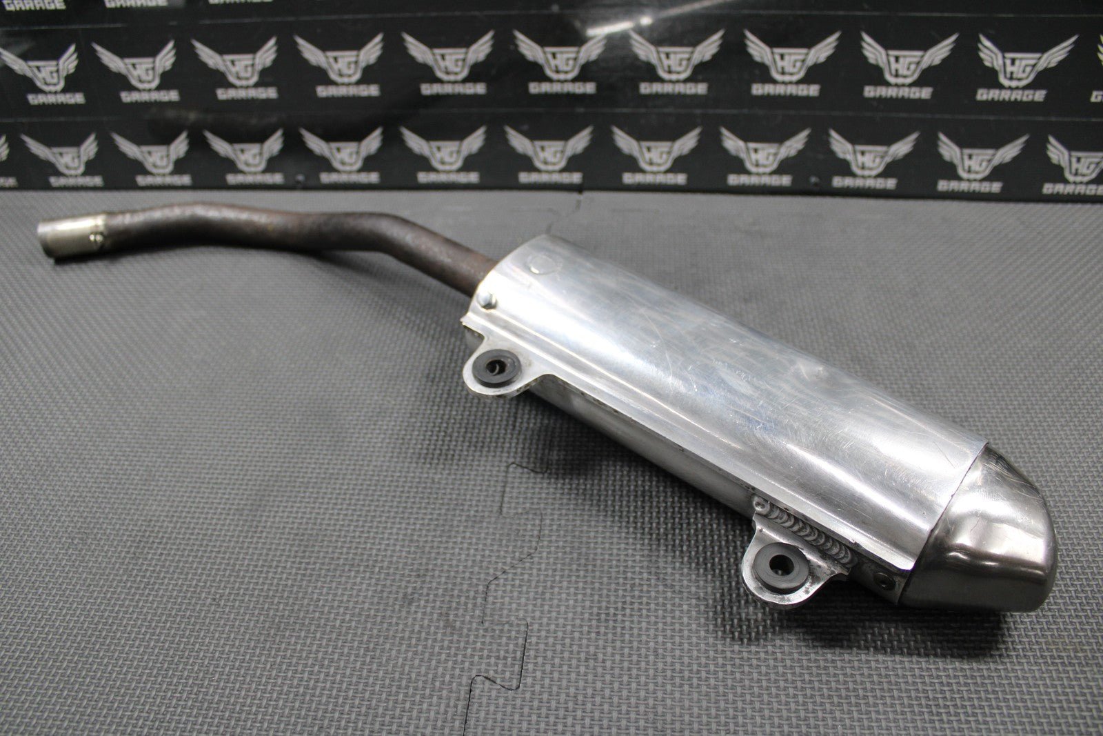 1996 KAWASAKI 95 - 98 KX125 FMF POWERCORE MUFFLER EXHAUST SILENCER SLIP ON PIPE - hggarage