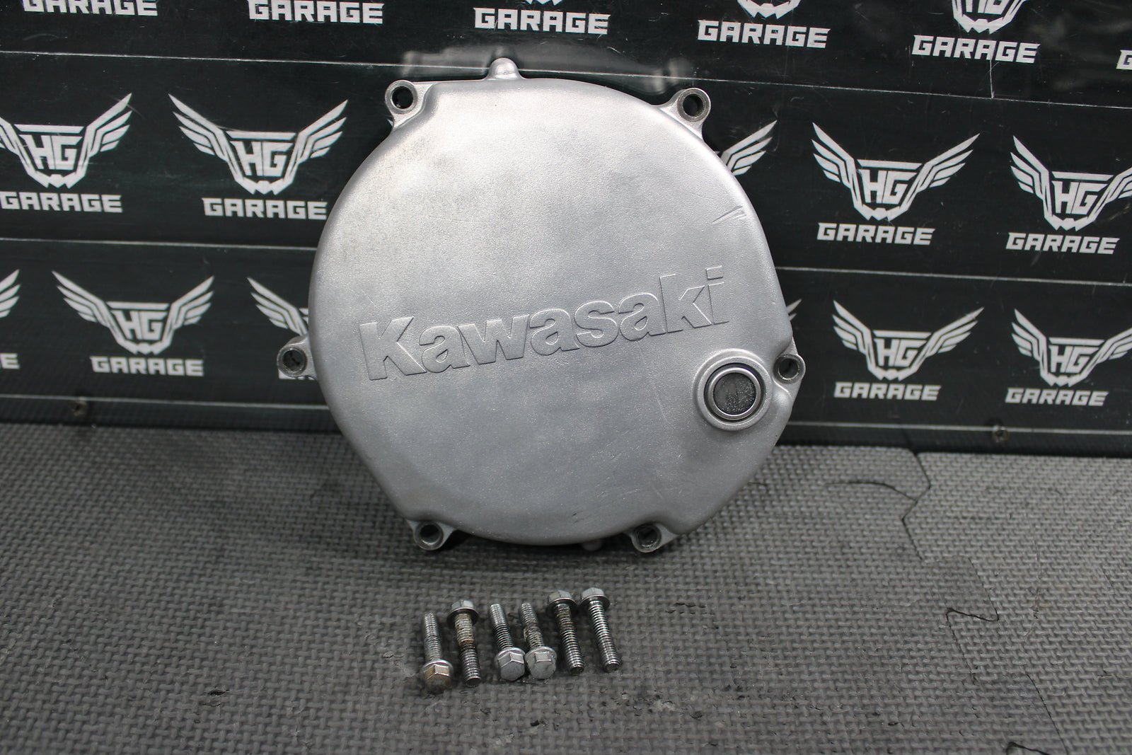 1991 Kawasaki 91 - 94 KDX250 Engine Motor Side Clutch Cover 14032 - 1283 - hggarage