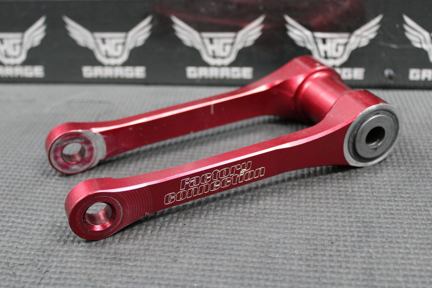 2012 HONDA CRF250R CRF450R FACTORY CONNECTION RED BILLET SHOCK SWINGARM LINKAGE - hggarage