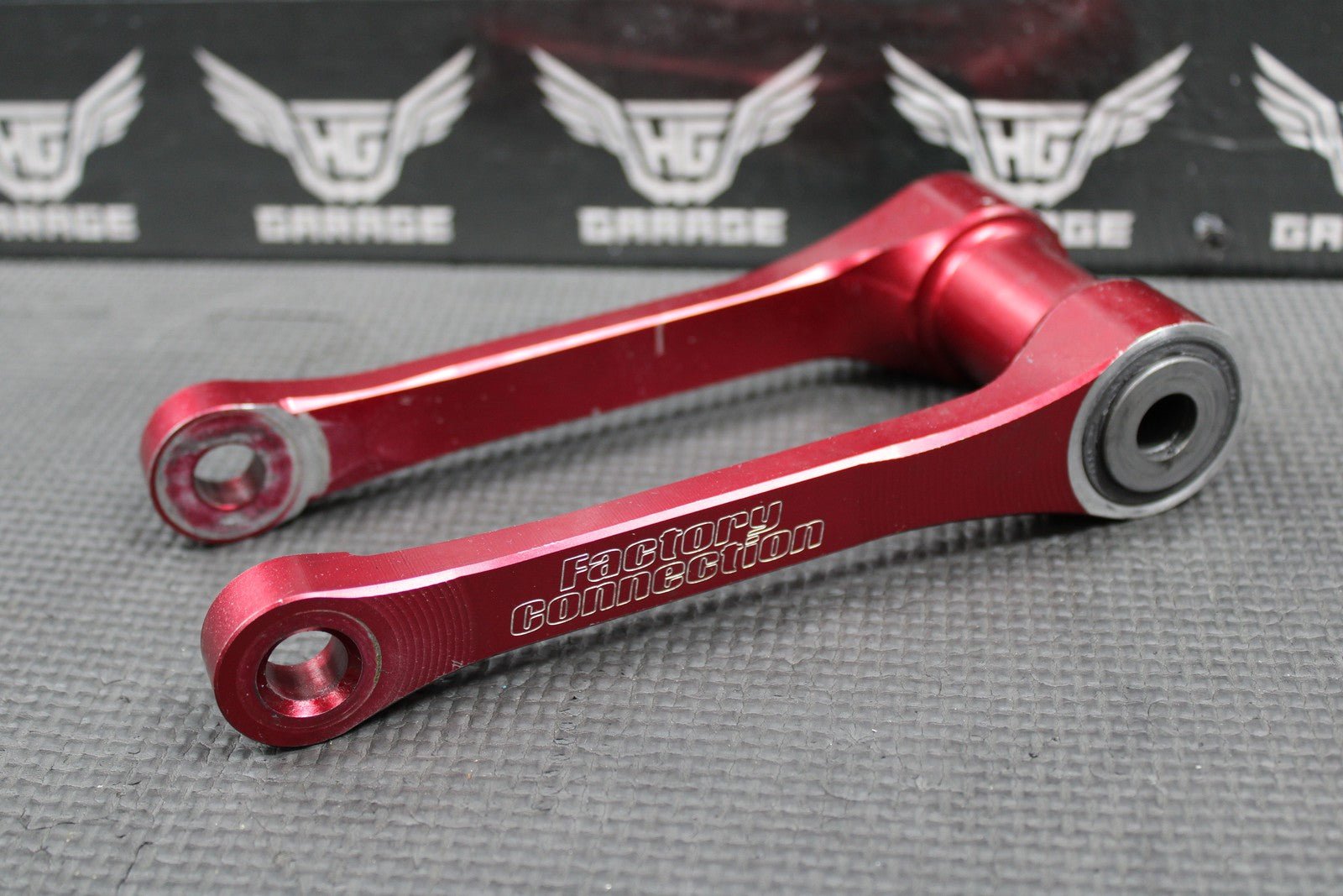 2012 HONDA CRF250R CRF450R FACTORY CONNECTION RED BILLET SHOCK SWINGARM LINKAGE - hggarage