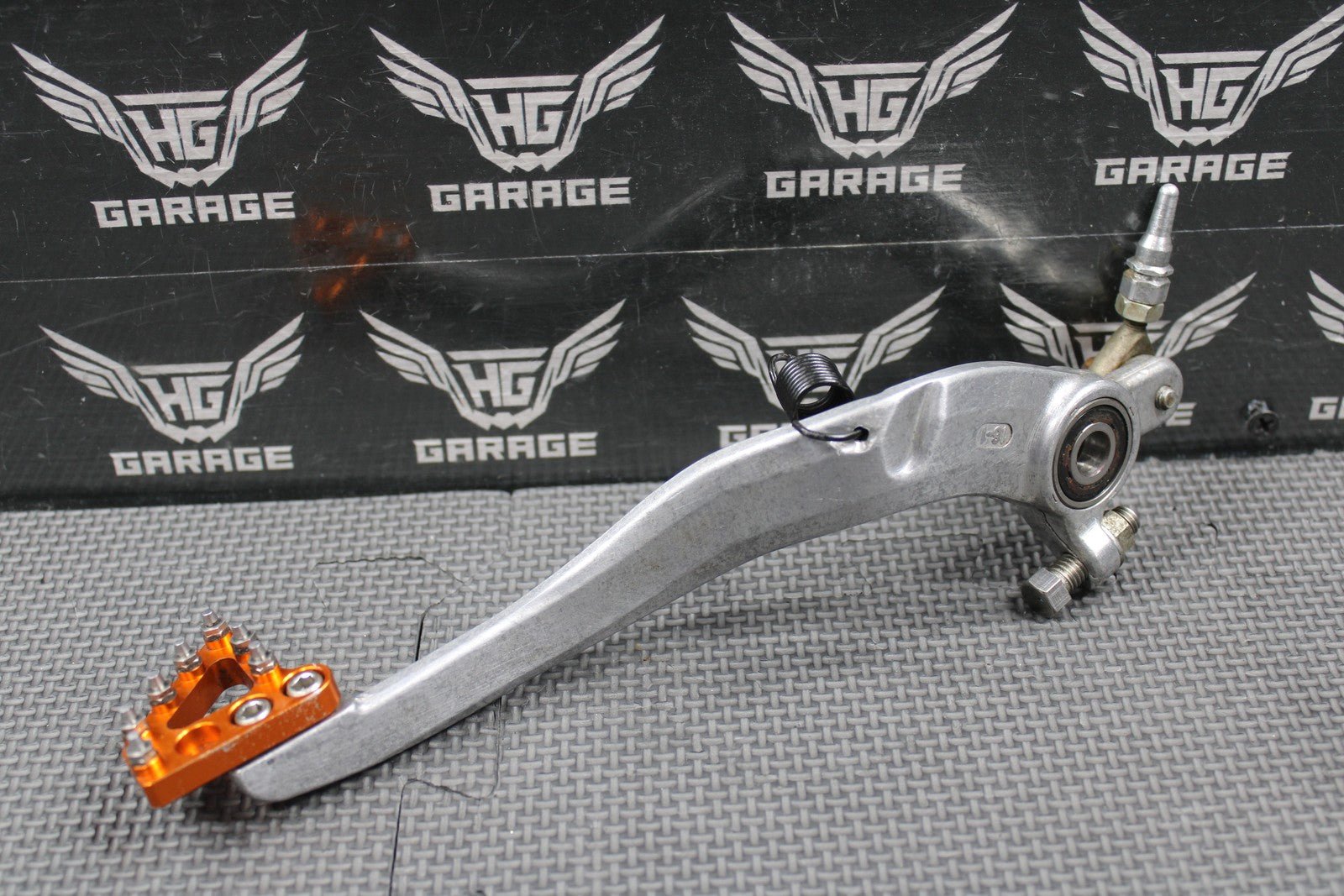 2010 KTM 08 - 16 250 XCF - W OEM RIGHT REAR BRAKE FOOT PEDAL LEVER 77213050044 - hggarage
