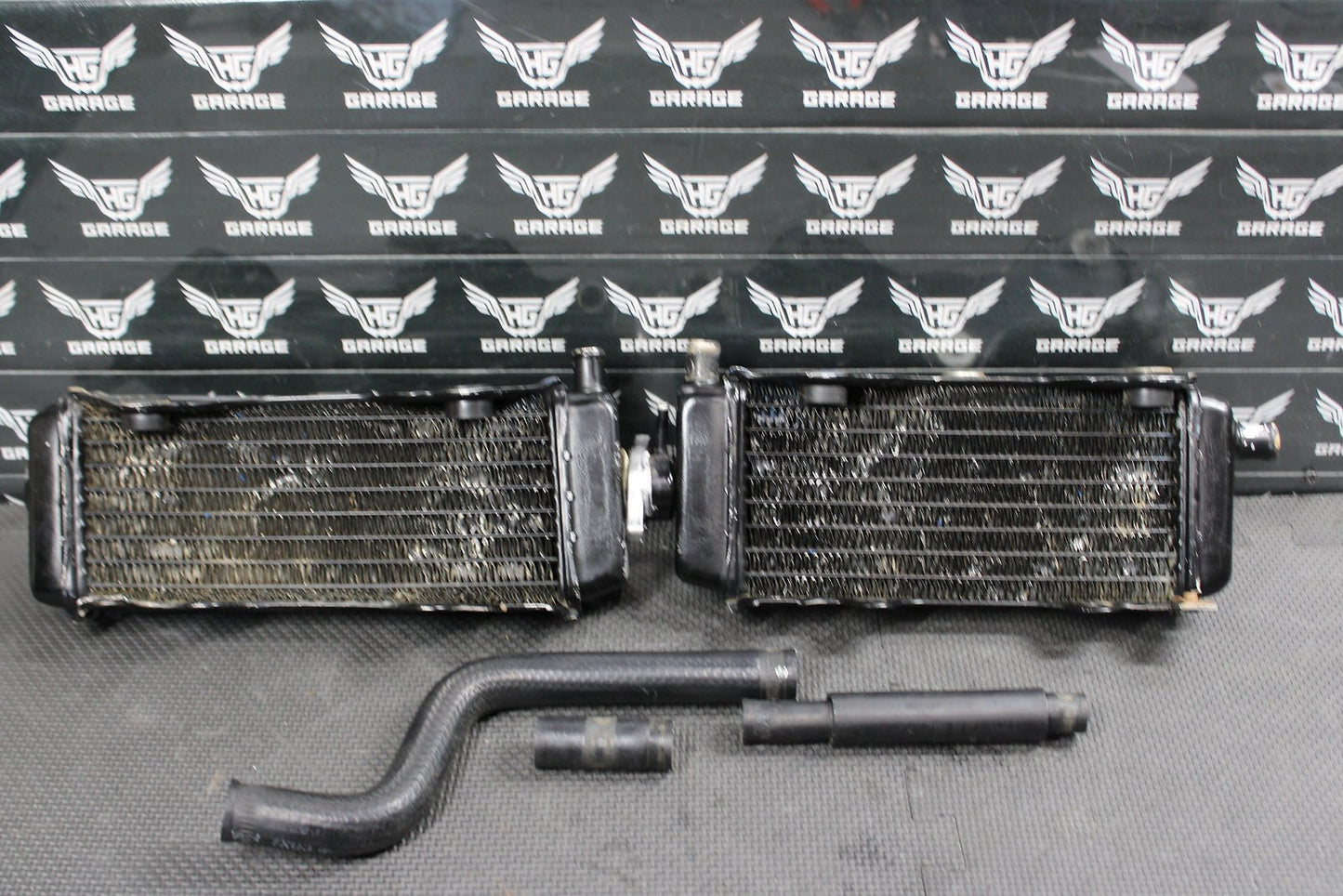 1999 YAMAHA YZ125 OEM ENGINE MOTOR COOLING COOLER RADIATOR 4SS - 1240A - 10 - 00 - hggarage