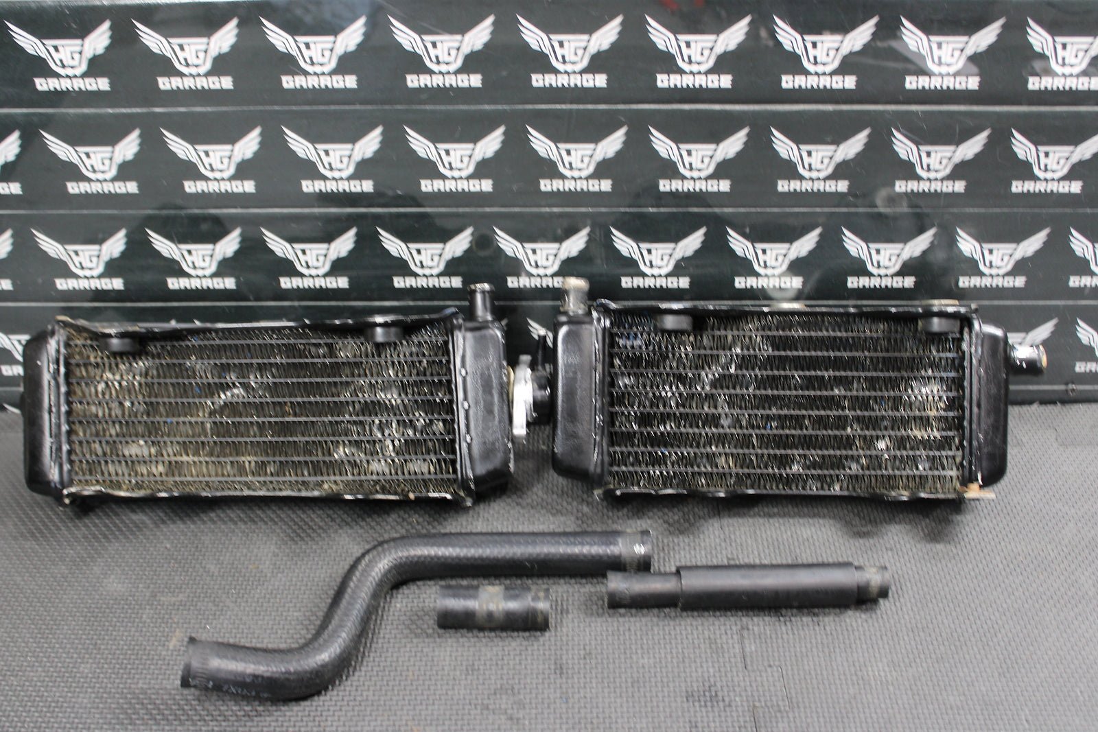 1999 YAMAHA YZ125 OEM ENGINE MOTOR COOLING COOLER RADIATOR 4SS - 1240A - 10 - 00 - hggarage