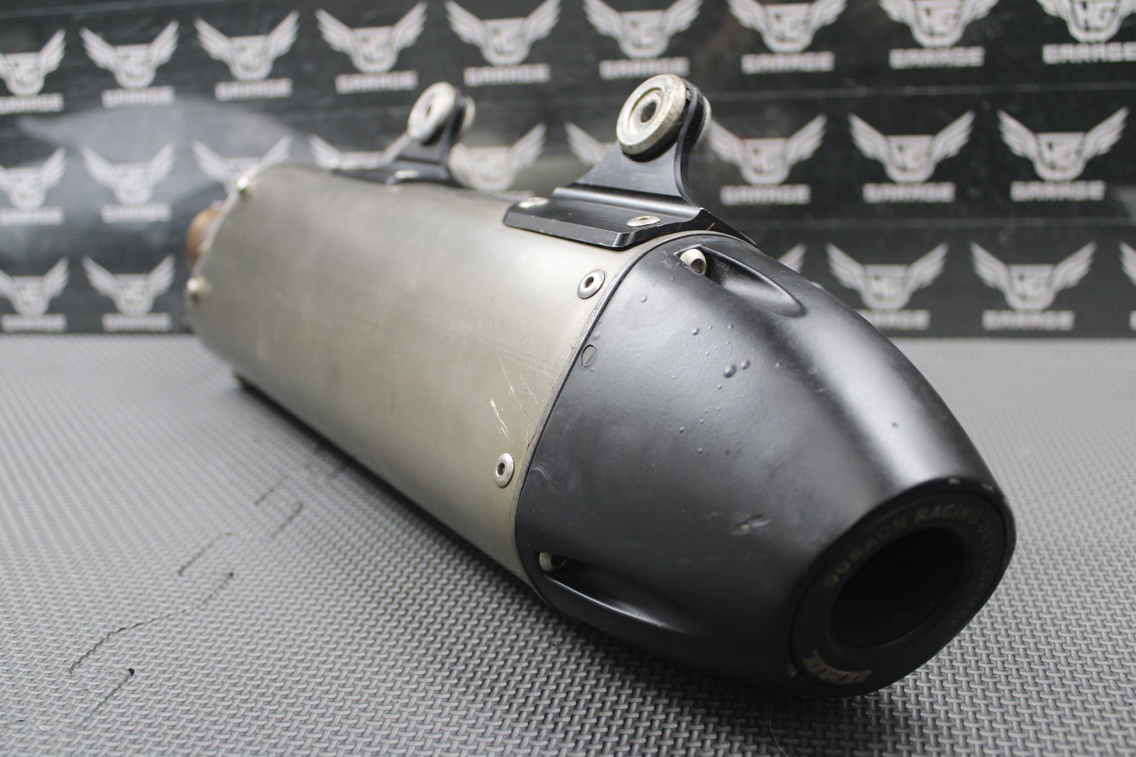 2010 KTM 08 - 10 250 XCF SXF DRD TITANIUM MUFFLER EXHAUST SILENCER SPARK ARRESTOR - hggarage