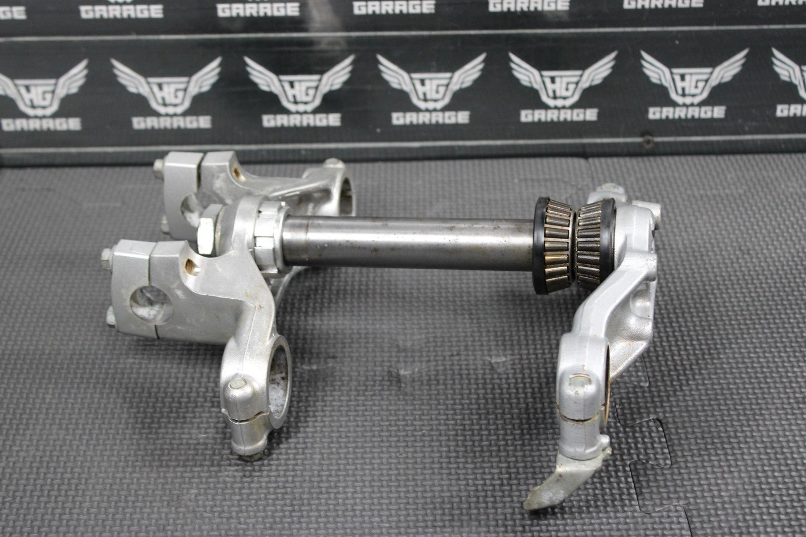 2003 00 - 04 KAWASAKI KX65 OEM FRONT FORKS LOWER UPPER TRIPLE TREE STEM CLAMP - hggarage