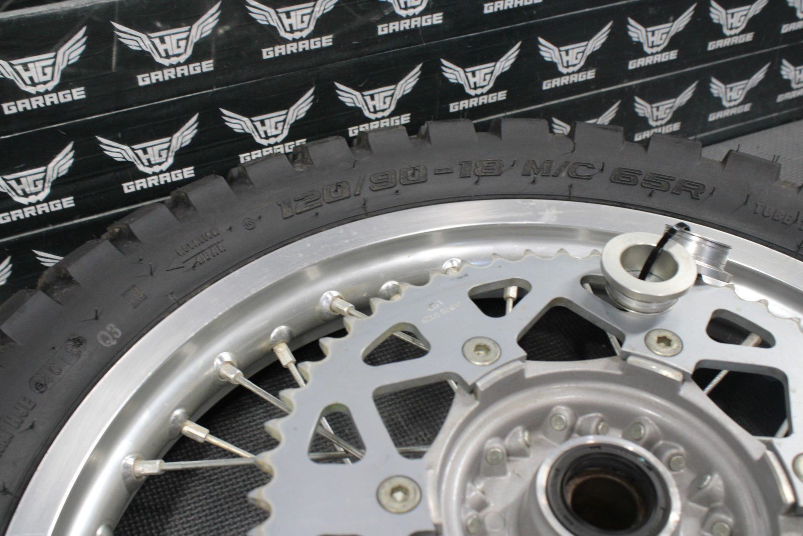 2013 HUSQVARNA TE511 OEM EXCEL FRONT BACK REAR WHEEL SET PAIR WHEELS RIMS HUBS - hggarage