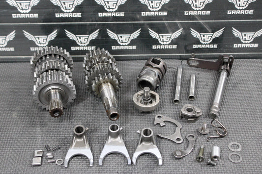 1996 SUZUKI RM250 OEM ENGINE TRANSMISSION GEARS GEARBOX SHIFT FORKS SHAFTS DRUM - hggarage