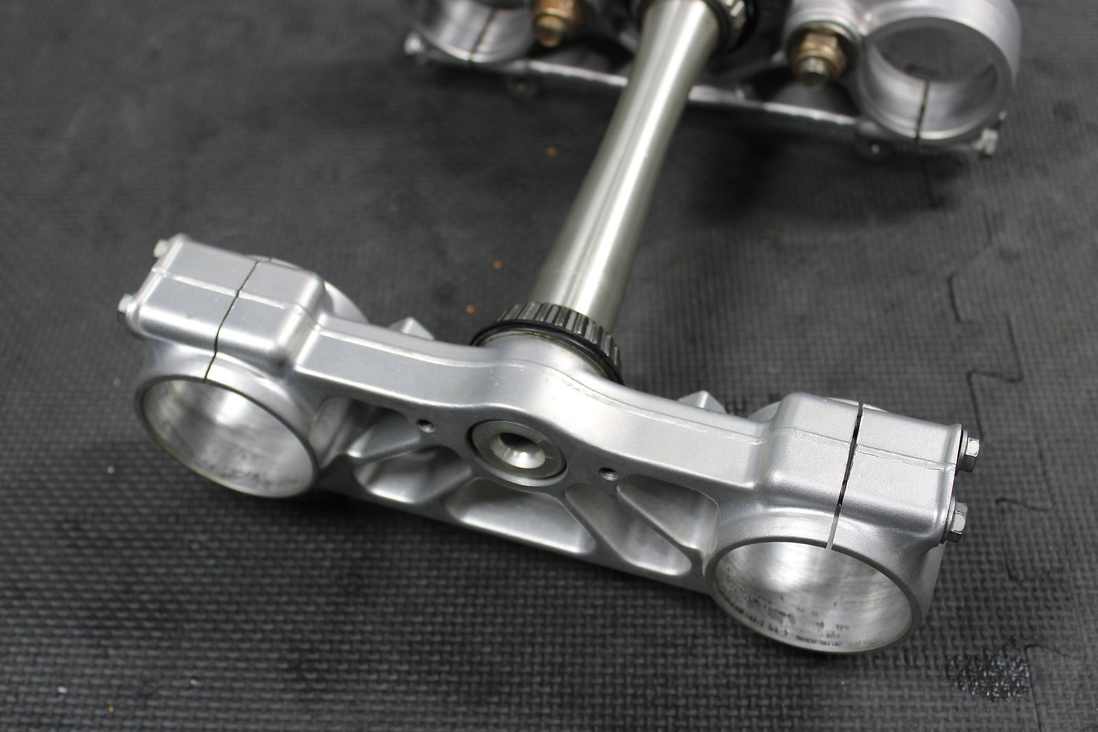 2013 HONDA CRF450R OEM FRONT FORKS LOWER UPPER TRIPLE TREE STEM CLAMP 53219 - MEN - hggarage