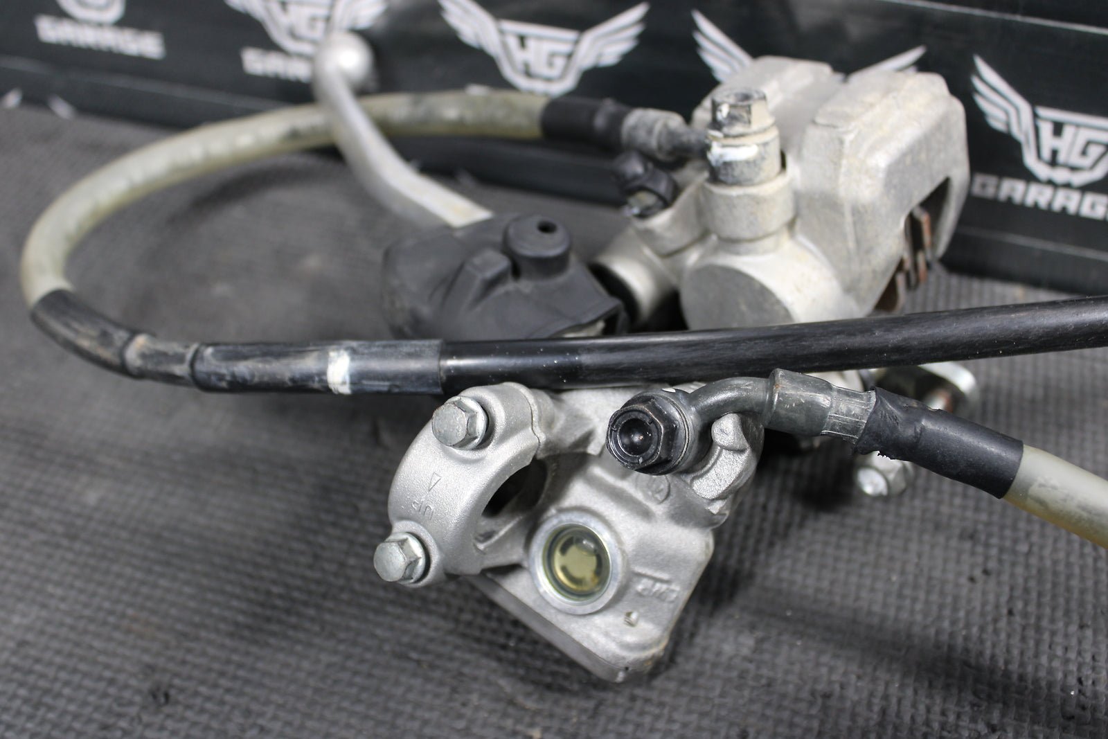 2008 HONDA CRF150RB EXPERT OEM NISSIN FRONT BRAKE CALIPER MASTER CYLINDER LEVER - hggarage