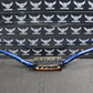 2005 2006 SUZUKI RMZ250 TAG METALS T2 FAT BAR 1 1/8 HANDLEBARS BARS GRIPS BLUE