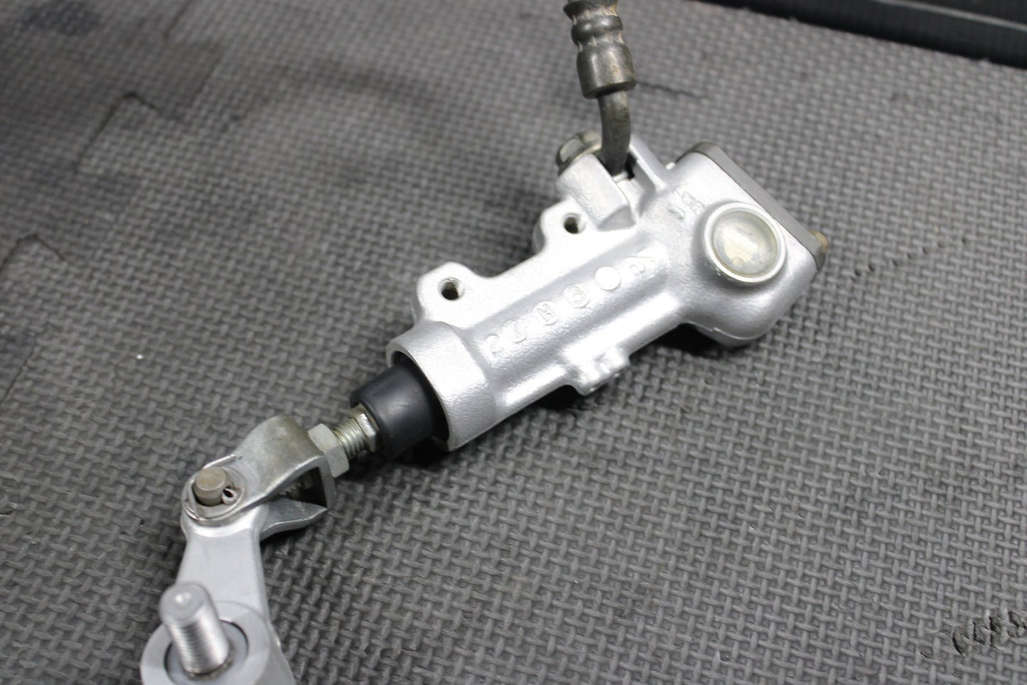 2008 Kawasaki KX250F OEM Nissin Rear Back Brake Caliper Master Cylinder Lever - hggarage