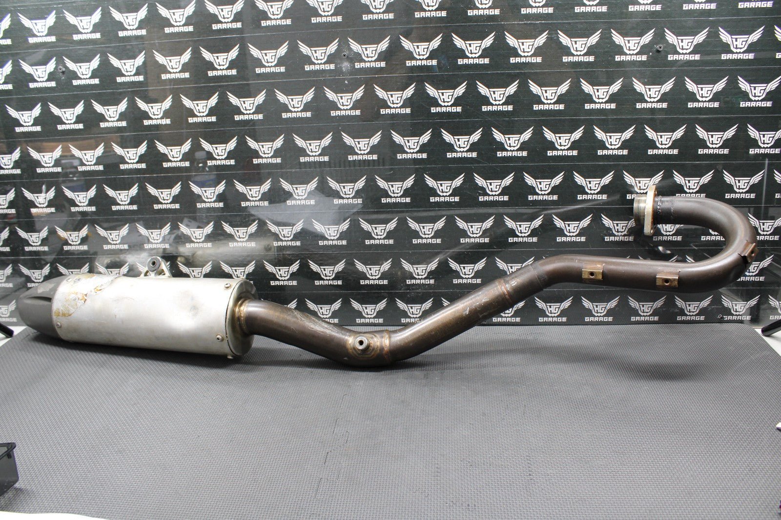 2009 YAMAHA YZ450F DR. D MUFFLER EXHAUST SILENCER SLIP ON PIPE HEADER SYSTEM - hggarage