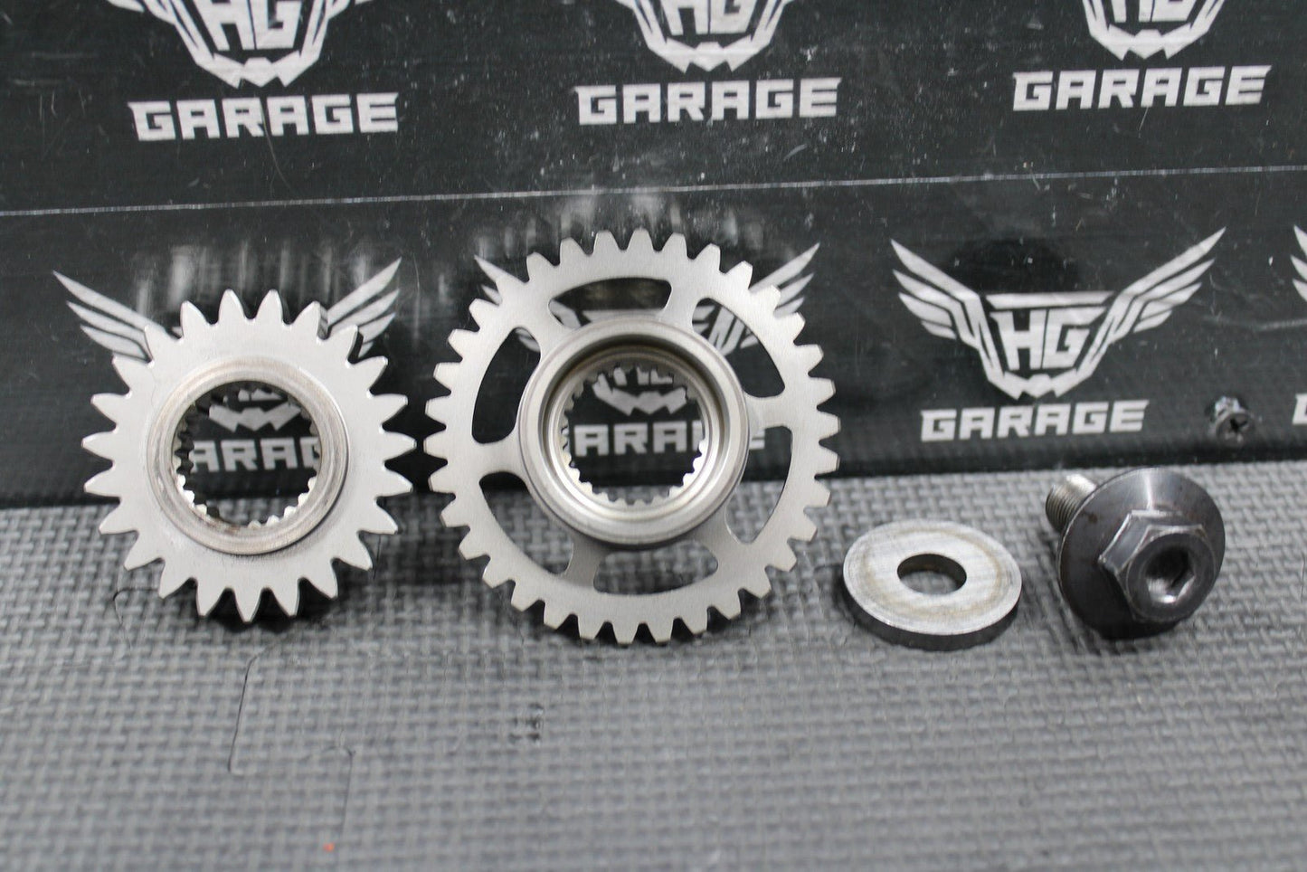 2012 09 - 12 HONDA CRF450R OEM ENGINE MOTOR CRANKSHAFT PRIMARY MAIN DRIVE GEARS - hggarage