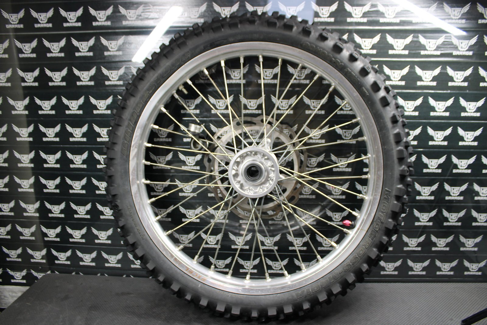 2006 Suzuki 05 - 07 RMZ450 RM450 OEM Front Wheel Rim Hub Tire Rotor Assembly - hggarage