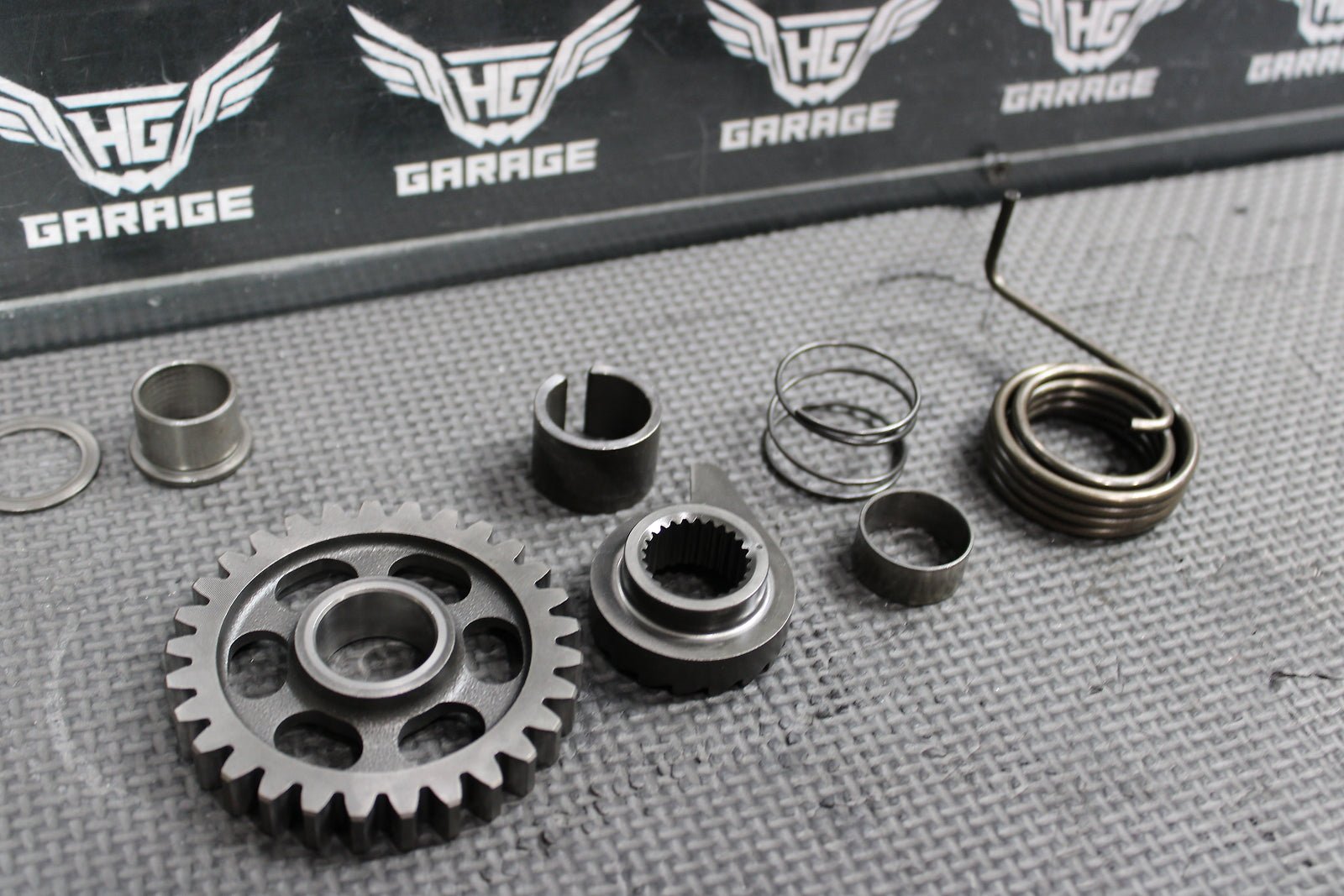 2009 HONDA CRF450R OEM KICKSTART KICK START SHAFT W IDLER GEAR 28251 - MEN - A30 - hggarage