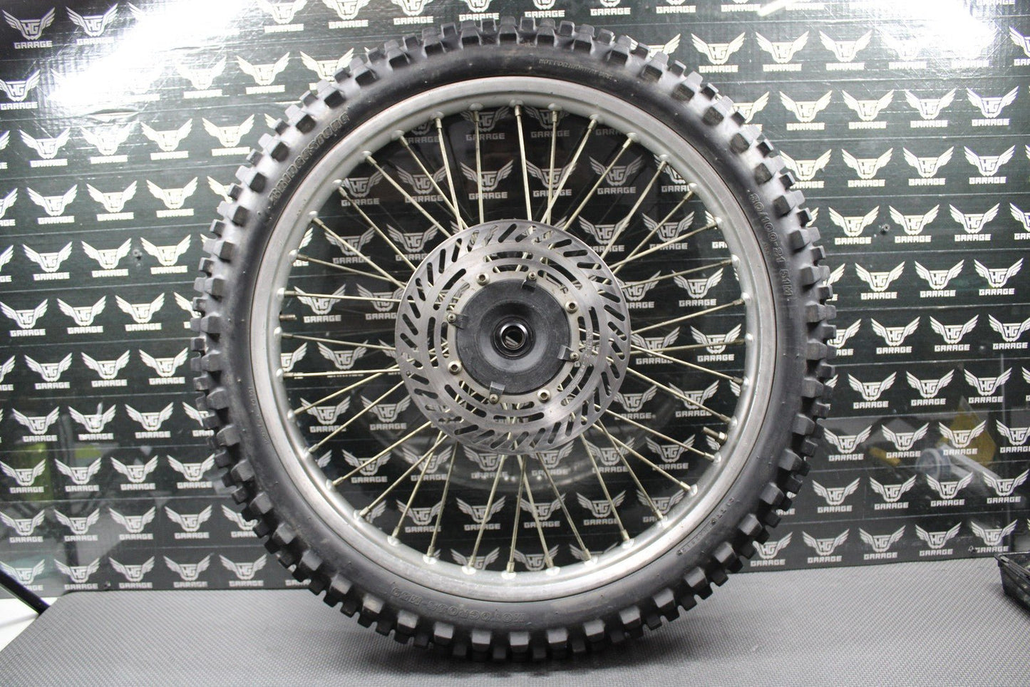 1988 HONDA CR125R CR250R CR500R OEM 21" FRONT WHEEL RIM HUB TIRE 446A5 - KS6 - 830 - hggarage