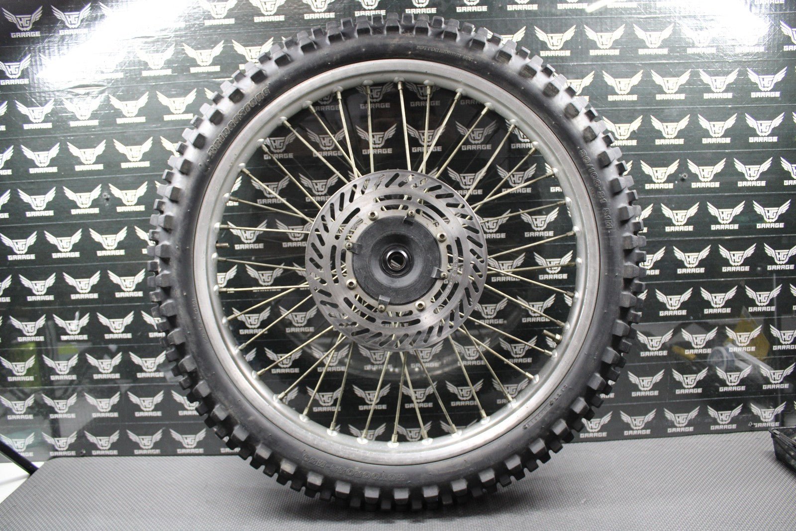 1988 HONDA CR125R CR250R CR500R OEM 21" FRONT WHEEL RIM HUB TIRE 446A5 - KS6 - 830 - hggarage