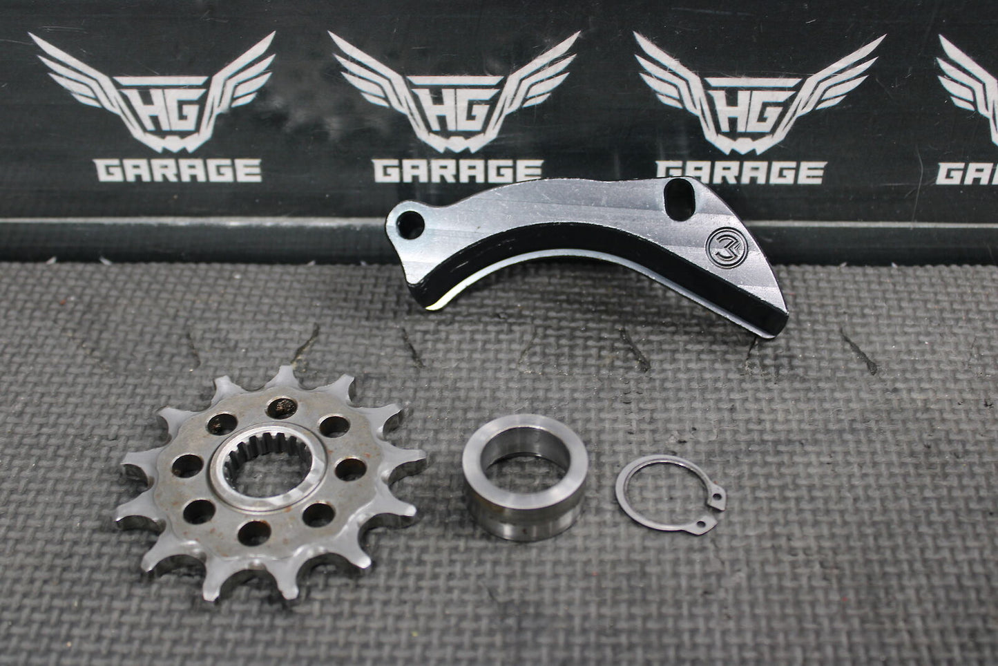 2008 SUZUKI RMZ250 MOOSE RACING BILLET MOTOR ENGINE FRONT SPROCKET COVER