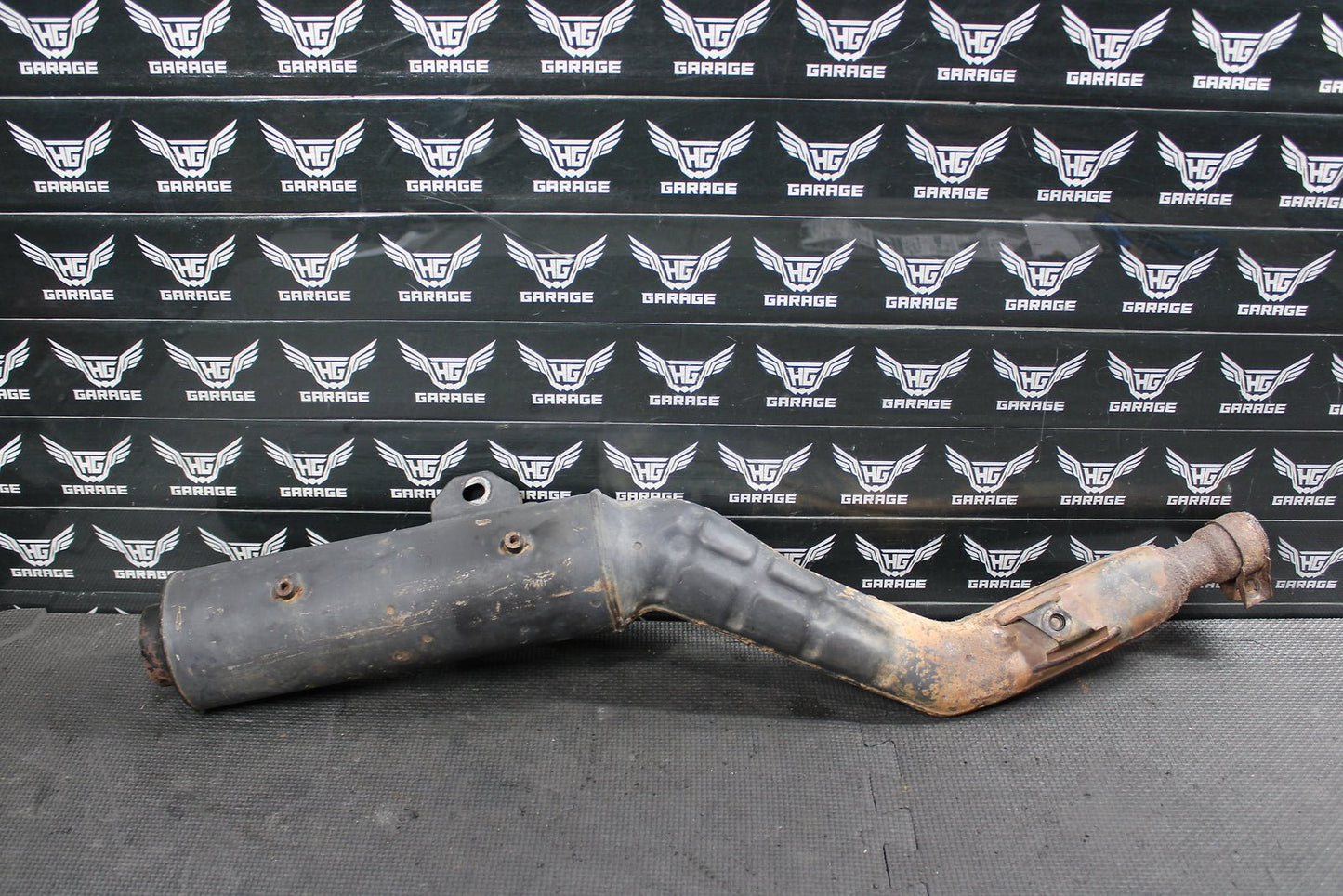 2001 YAMAHA TTR225 OEM MUFFLER EXHAUST SILENCER SLIP ON PIPE 5FG - 14711 - 00 - 00 - hggarage