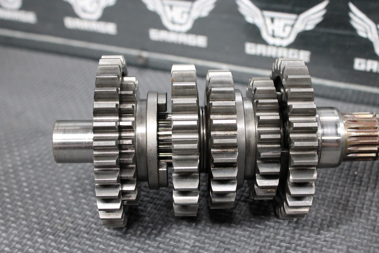 2013 HUSQVARNA TE511 OEM ENGINE TRANSMISSION GEARBOX SHIFT FORKS SHAFTS DRUM - hggarage