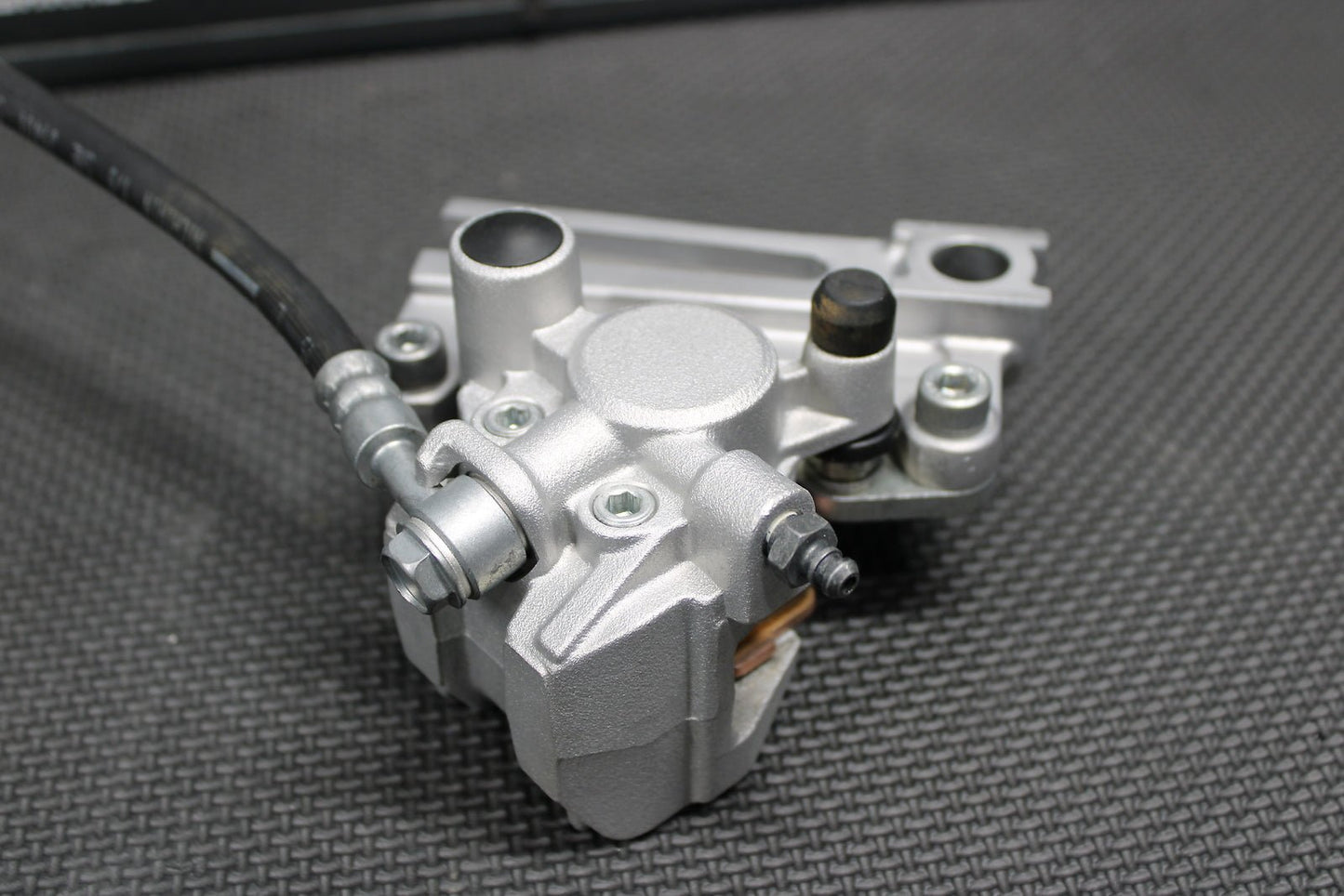 2014 14 - 21 KAWASAKI KX100 OEM REAR BACK BRAKE CALIPER MASTER CYLINDER LEVER LINE - hggarage