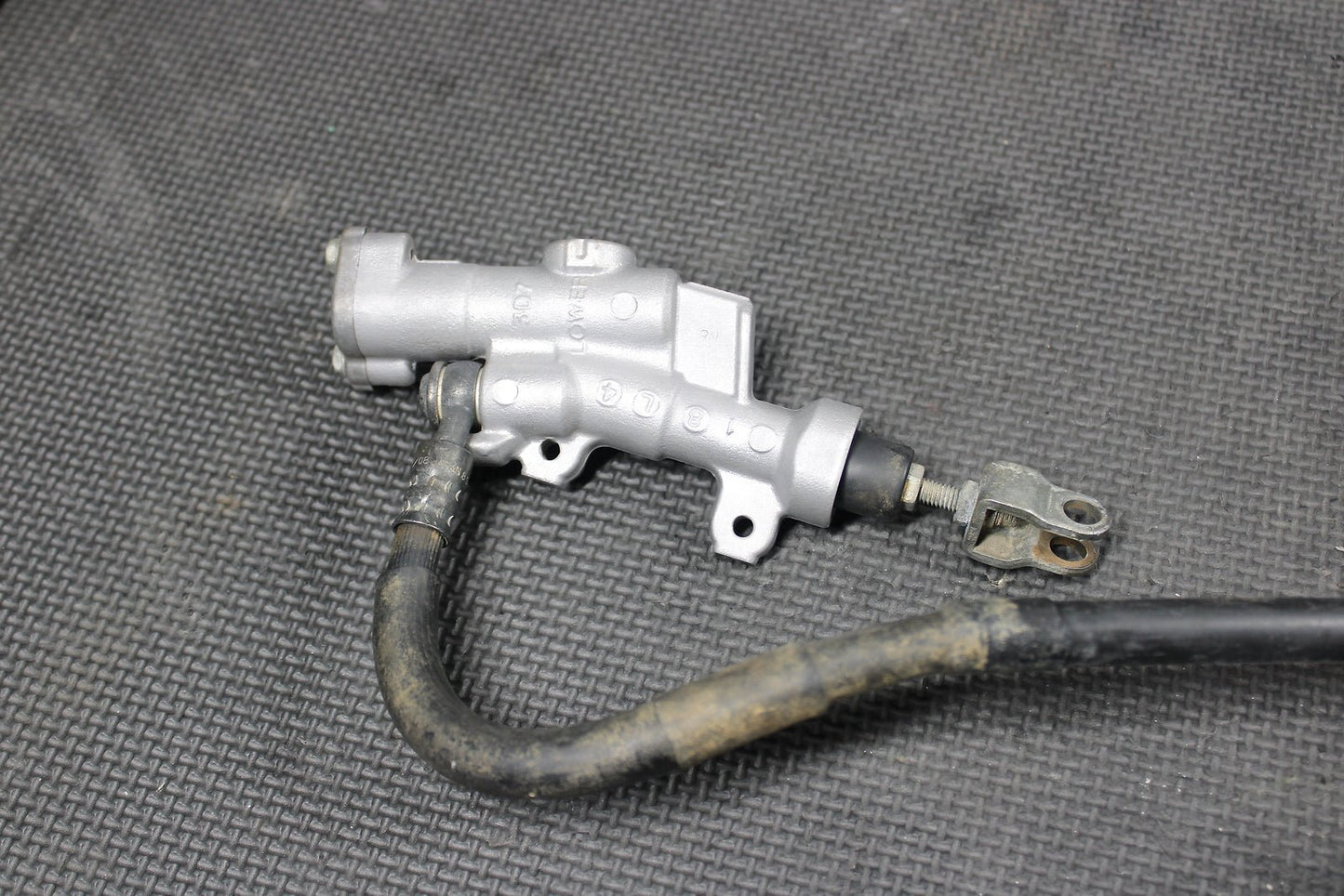 2009 YAMAHA YZ450F OEM NISSIN REAR BACK BRAKE CALIPER MASTER CYLINDER LEVER - hggarage
