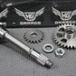 2013 10 - 17 HONDA CRF250R OEM ENGINE MOTOR COUNTER BALANCE BALANCER GEARS SHAFT - hggarage