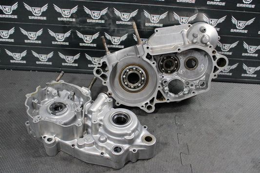 1991 KAWASAKI KDX250 OEM L/R ENGINE MOTOR CRANKCASE CRANK CASES BLOCK DAMAGED