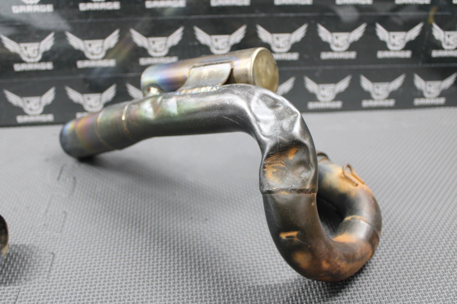 2010 KTM 08 - 10 250 XCF SXF DRD TITANIUM MUFFLER EXHAUST SILENCER SPARK ARRESTOR - hggarage