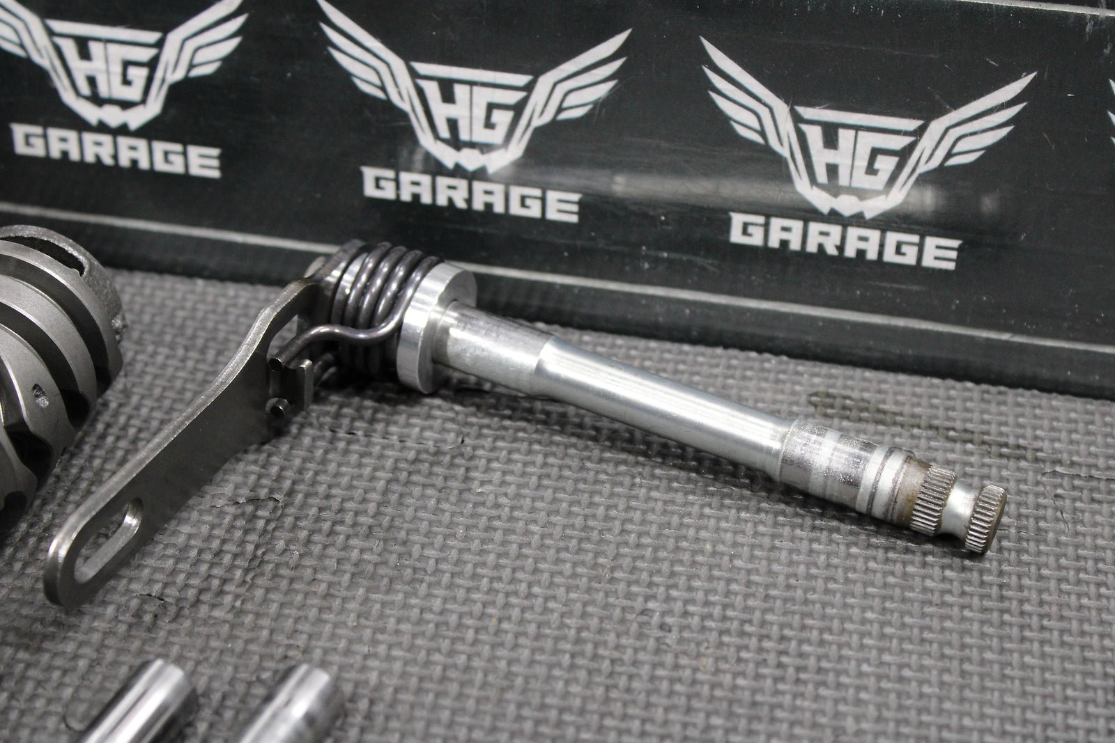 2003 KAWASAKI KX250 OEM ENGINE TRANSMISSION TRANNY ASSEMBLY SHIFT FORKS DRUM - hggarage