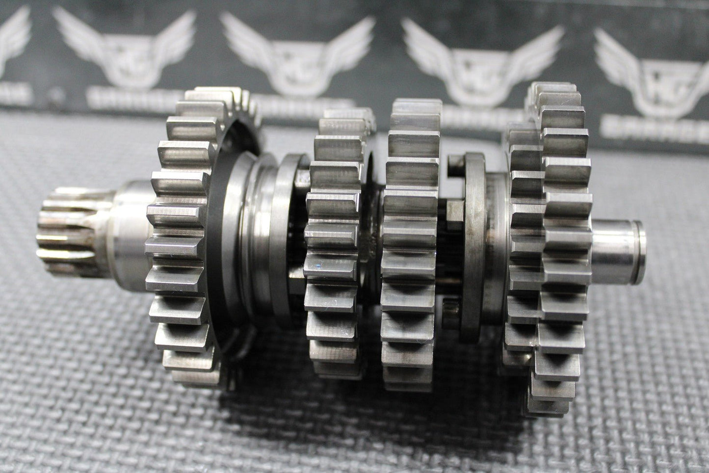 2013 KTM 450 SXF OEM 5 SPEED TRANSMISSION TRANNY GEARBOX GEARS SHIFT FORKS NICE! - hggarage