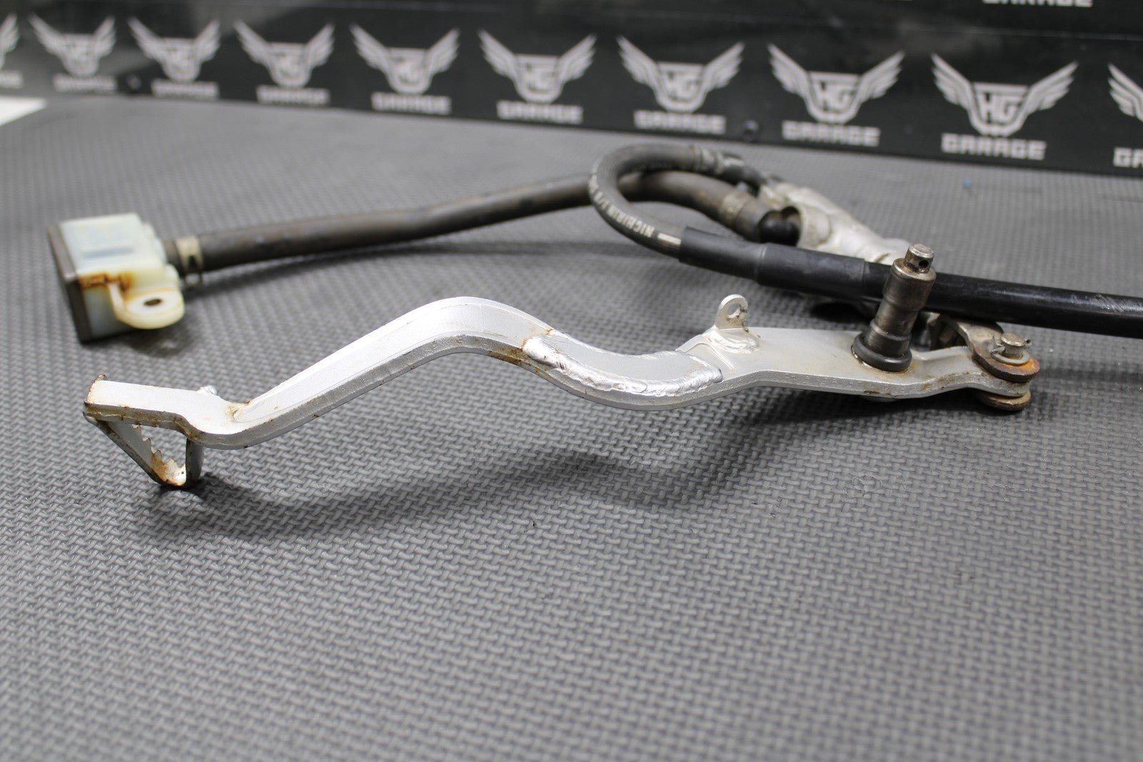 2009 KAWASAKI 2009 2010 KLX250SF OEM NISSIN REAR BACK BRAKE CALIPER MASTER LEVER - hggarage
