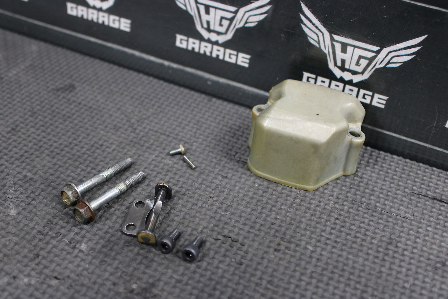 1991 KAWASAKI KDX250 OEM ENGINE POWERVALVE EXHUAST VALVE LINKAGE